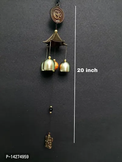 3 Bells Wind Chime Hanging For Home Balcony Garden Office Bedroom Possitive-thumb5