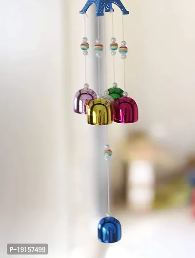 5 Bell Wind Chimes For Home Balcony Bedroom || Home Decoration Items (Eiffel Tower)-thumb5