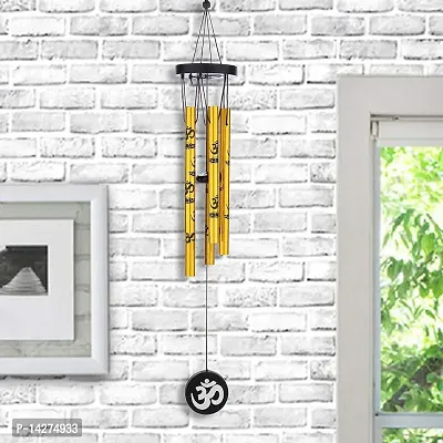 Om Wind Chimes With 5 Pipe Hanging For Possitive Energy Feng Shui-thumb2