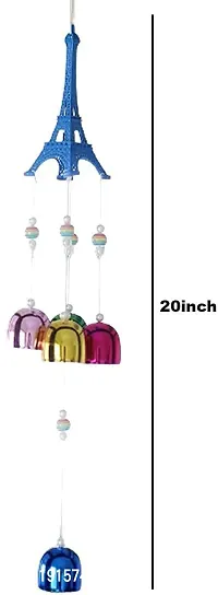 5 Bell Wind Chimes For Home Balcony Bedroom || Home Decoration Items (Eiffel Tower)-thumb3