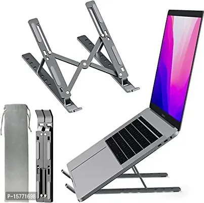 Classic Portable Adjustable Height, Laptop Stand + Book Stand + Tab Stand-thumb0