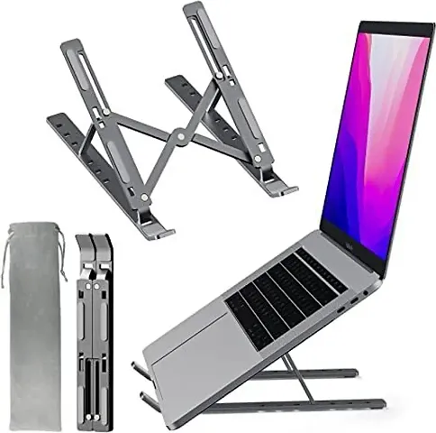 Classic Portable Adjustable Height, Laptop Stand + Book Stand + Tab Stand