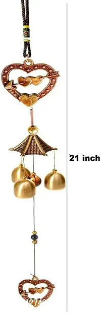 Heart Shape Wind Chime Hanging For Home, Balcony, Garden Gallery Office Bedroom-thumb3