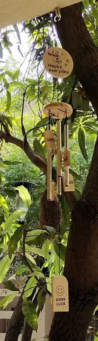 Good Luck Wind Chimes Wooden For Home 35 Inch-thumb1