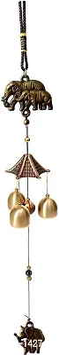 Peacock Wind Chimes Bells- 18 Inch Hanging Deacute;cor