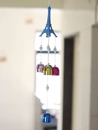 5 Bell Wind Chimes For Home Balcony Bedroom || Home Decoration Items (Eiffel Tower)-thumb1