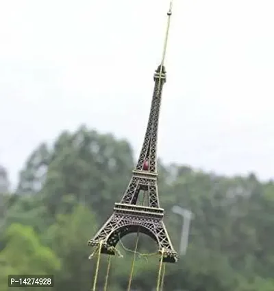 Metal Eiffel Tower Wind Chimes For Home Balcony Garden Positive Energy, Home Decor Hanging Long Brass Bells Gifts For Loved Ones 8 Bells 50 Cm-thumb2