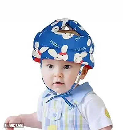 Stylish Adjustable Multicoloured Head Protector Kids Helmet-thumb0