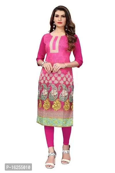 GROWMORE Woman Digital Printed Creape Kurties