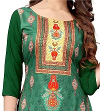 GROWMORE Women's Crepe Digital Print Straight Kurta(Pack of 2) (L, Green  RED Black)-thumb4