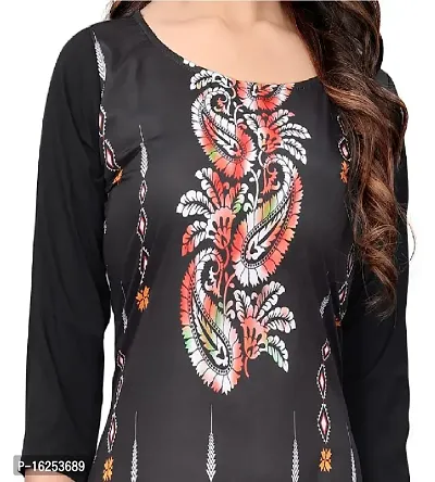 GROWMORE Woman Digital Printed Creape Kurties-thumb5