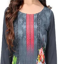 GROWMORE Women's Crepe Digital Print Straight Kurta-thumb4