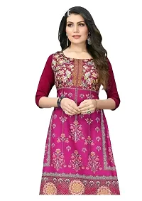 GROWMORE Women's Crepe Digital Print Straight Kurta-thumb1