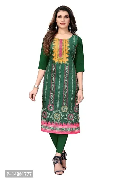 Womens Printed Straight Printed Kurti-thumb0