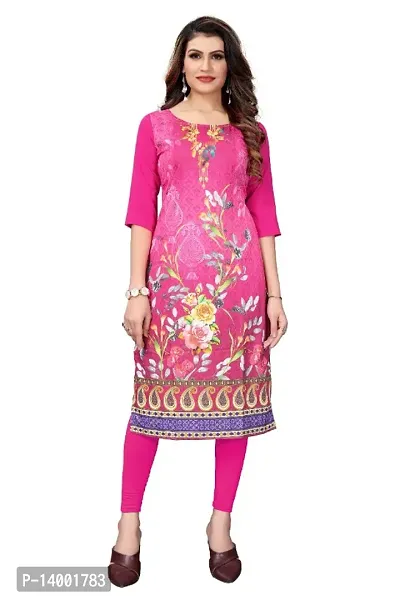 Womens Printed Straight Printed Kurti-thumb0