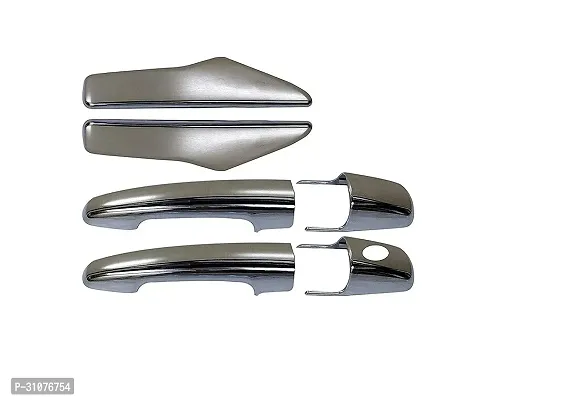 Car Accessories Hub Premium Quality Stylish Car Door Handle Catch Cover, Handle Cover, Abs Plastic with Chrome Finishing Compatible for Maruti Suzuki Swift 2018 with Bowl Chrome (Set of 6)-thumb2