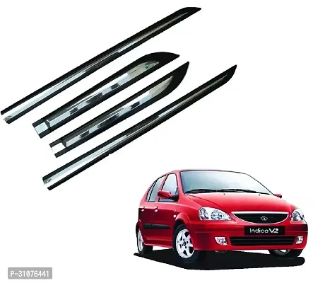 Car Accessories Hub Half Chrome Side Beading Moulding Set of 4