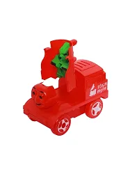 Toys Thomas Train Engine Toy with Pull Along Vehicle for Baby Kids (Red)-thumb3