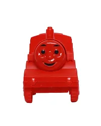 Toys Thomas Train Engine Toy with Pull Along Vehicle for Baby Kids (Red)-thumb4