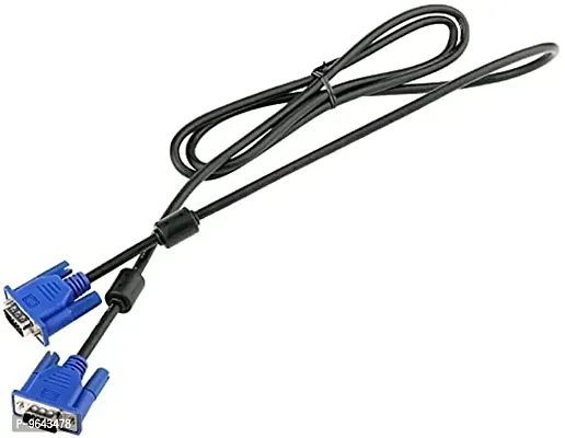 RSDWAG  Male to Male VGA Cable 1 Meter, Support PC/Monitor/LCD/LED, Plasma, Projector, TFT-thumb0