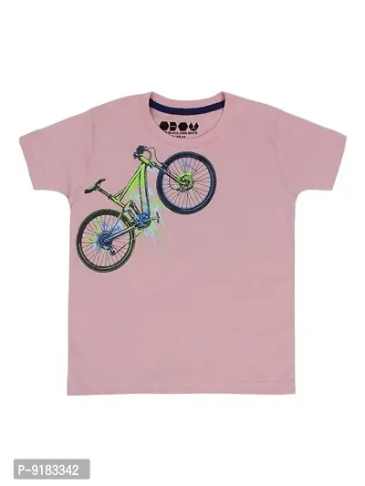 Stylish Fancy Cotton Short Sleeves Printed T-Shirt For Kids Boys