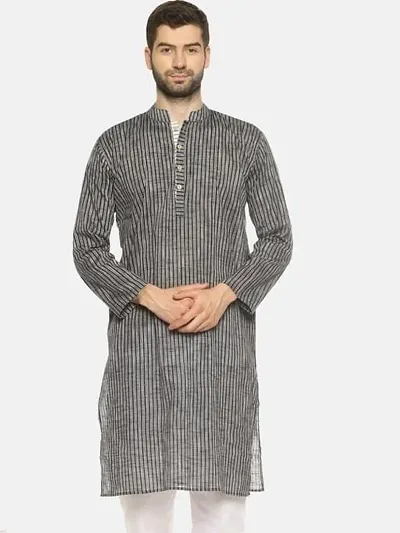 Stylish Fancy Long Sleeves Ethnic Kurta For Men