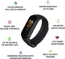 Smart Band Fitness Tracker Watch Heart Rate with Activity Tracker-thumb1