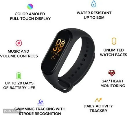 Smart Band Fitness Tracker Watch Heart Rate with Activity Tracker-thumb2