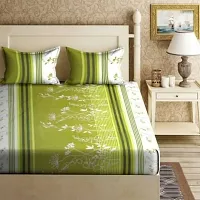 Beautiful Polycotton Bedsheet With 2 Pillowcover-thumb2