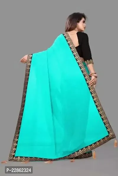 Stylish Fancy Designer Georgette Saree With Blouse Piece For Women-thumb2