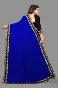 Stylish Fancy Designer Georgette Saree With Blouse Piece For Women-thumb1