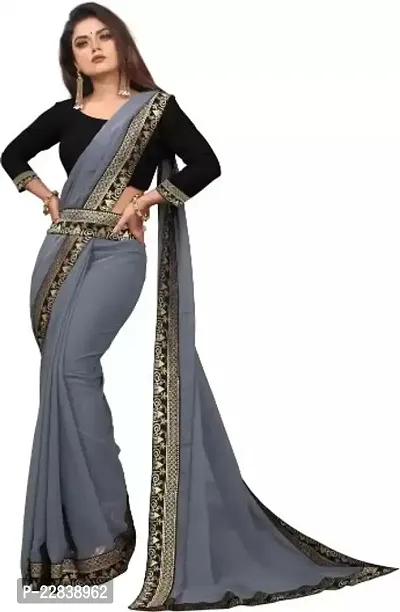 Stylish Fancy Designer Georgette Saree With Blouse Piece For Women