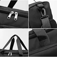 28 L Polyester Water Resistant Shoes Pocket Hand Bag Detachable Shoulder Strap Travel Duffle Bag-thumb2