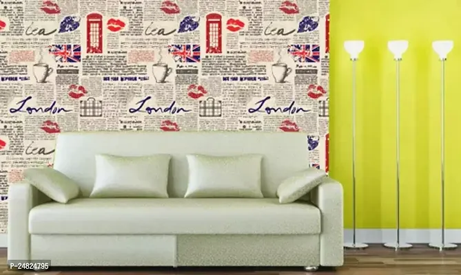 Beautiful Waterproof Multicoloured Vinyl Wall Stickers For Home 228 x 40 Cms