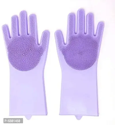 SMART CLEANING KITCHEN WASHING GLOVES (MIXCOLOR)-thumb0