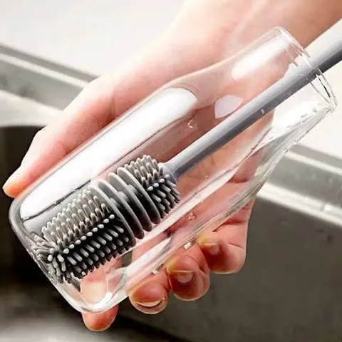 Scrubber Combo Set Of 12 Stainless Steel; Sink cleaning Plastic brush, Bottle Washing Brush