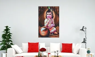 Bal Krishna Poster For Room Decoration Multicolor 12 x 18 Inch-thumb4