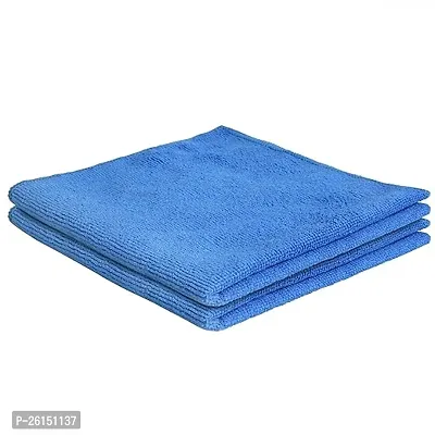 Stylish Microfiber Cloth 2 Pcs 40X40 Cms 250 Gsm Thick Lint Streak Free Multipurpose Cloths