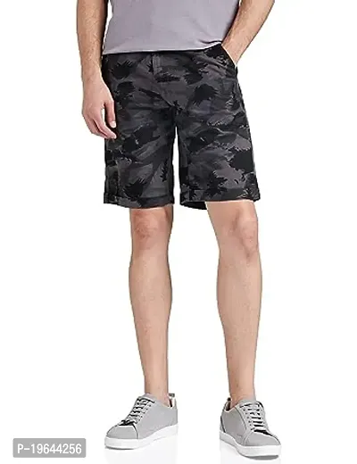 Stylish Fancy Cotton Printed Regular Shorts For Men-thumb0