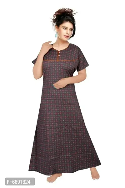 Women Cotton Printed Nightwear