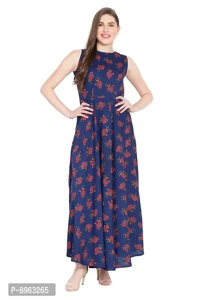 RUDRAKRITI Women's Maxi Dress-thumb2