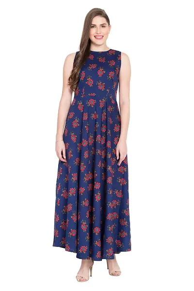 RUDRAKRITI Women's Maxi Dress