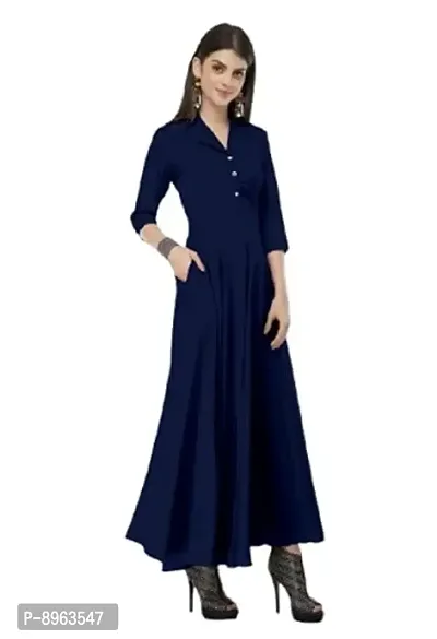 TOGZZ Women Stylish Collared Maxi Dress-thumb2