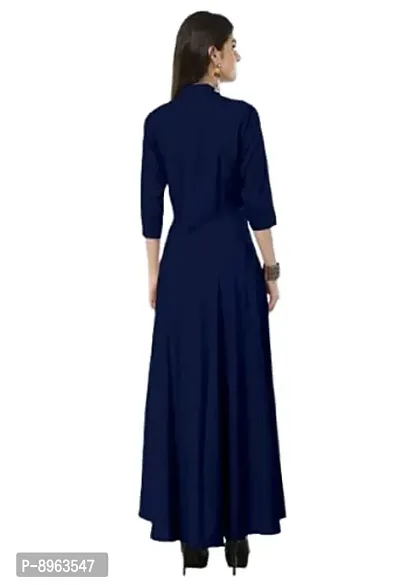 TOGZZ Women Stylish Collared Maxi Dress-thumb3