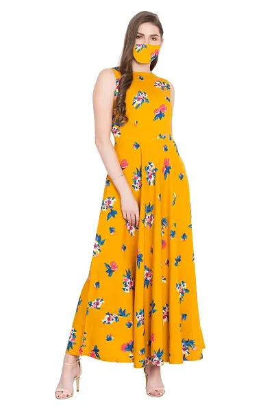 RUDRAKRITI Women Maxi Dress