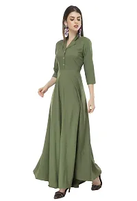 Green Fit And Flare Dresses For Women-thumb3