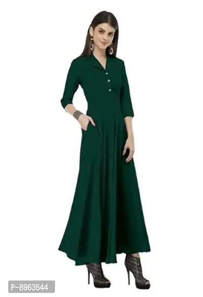 TOGZZ Women Stylish Collared Maxi Dress