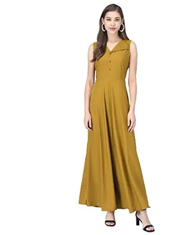 RUDRAKRITI Rudraakriti Women Crepe fit and flary Dress