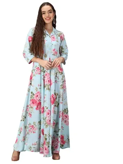 Rudrakriti Women Floral Maxi Dress