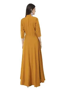 Yellow Fit And Flare Dresses For Women-thumb2